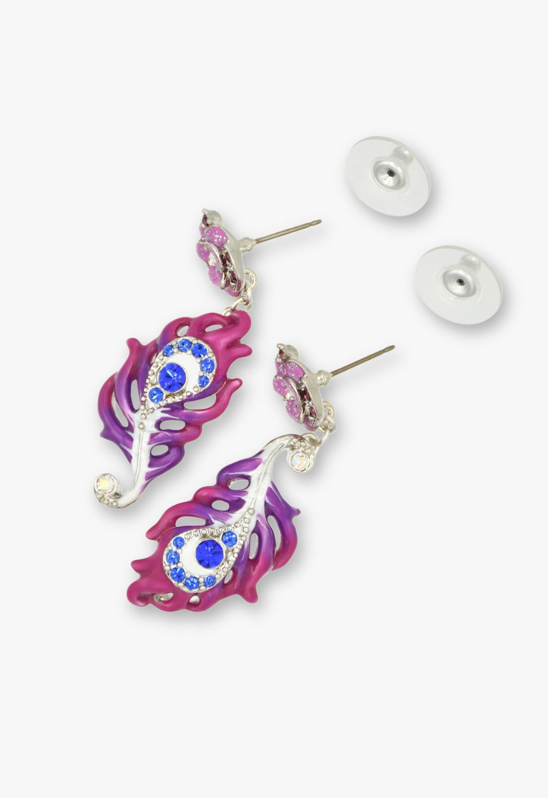 Phoenix motif earrings