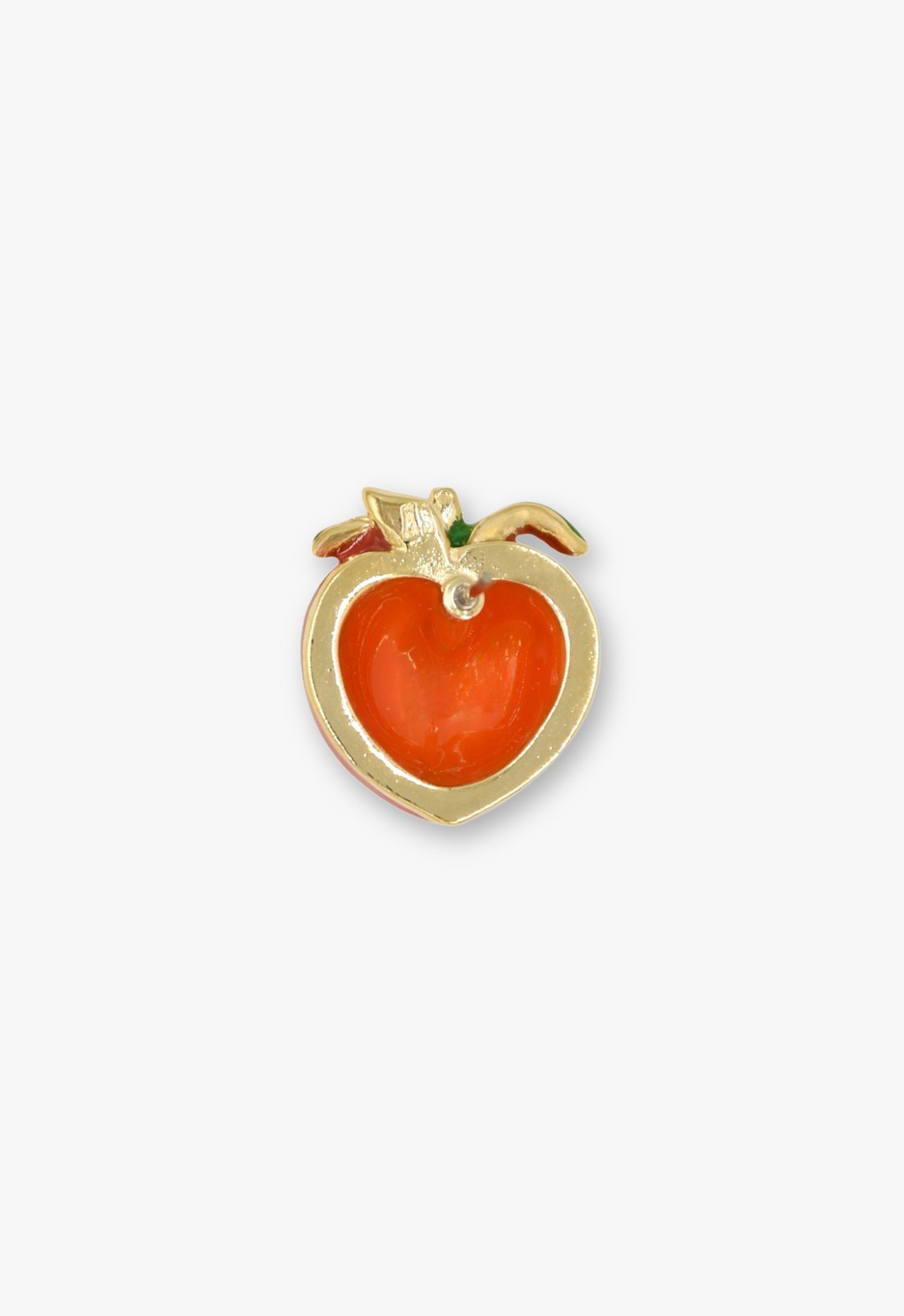 Tomato motif earrings