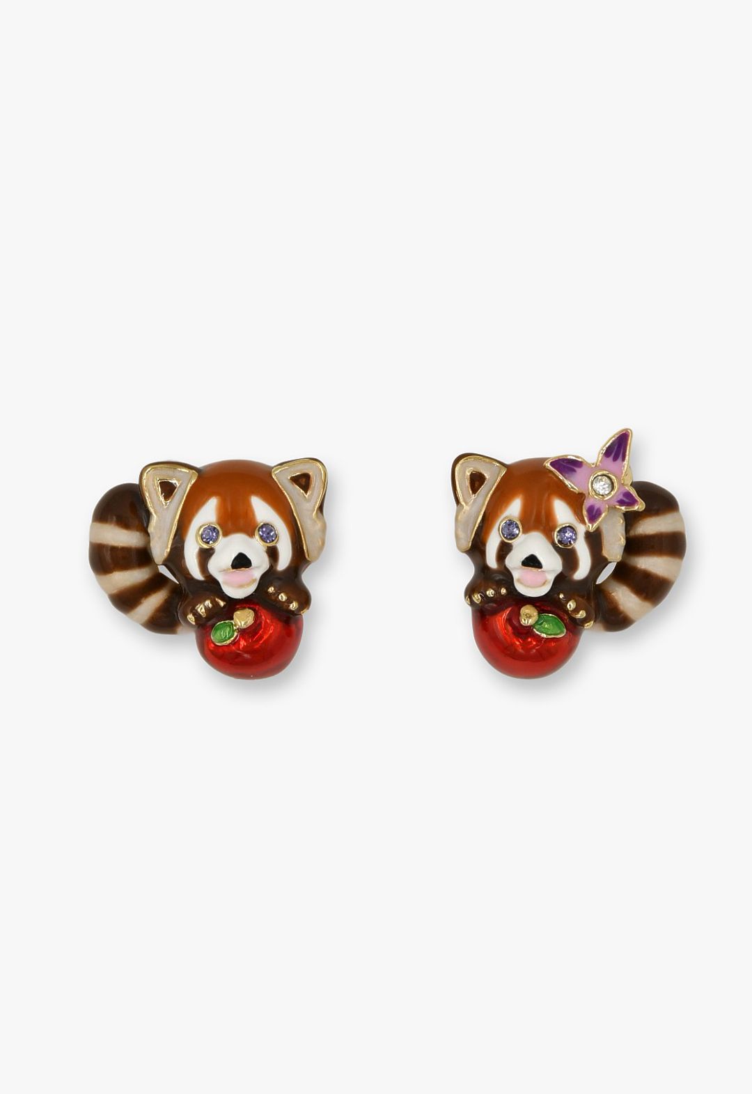 レッサーパンダモチーフ ピアス