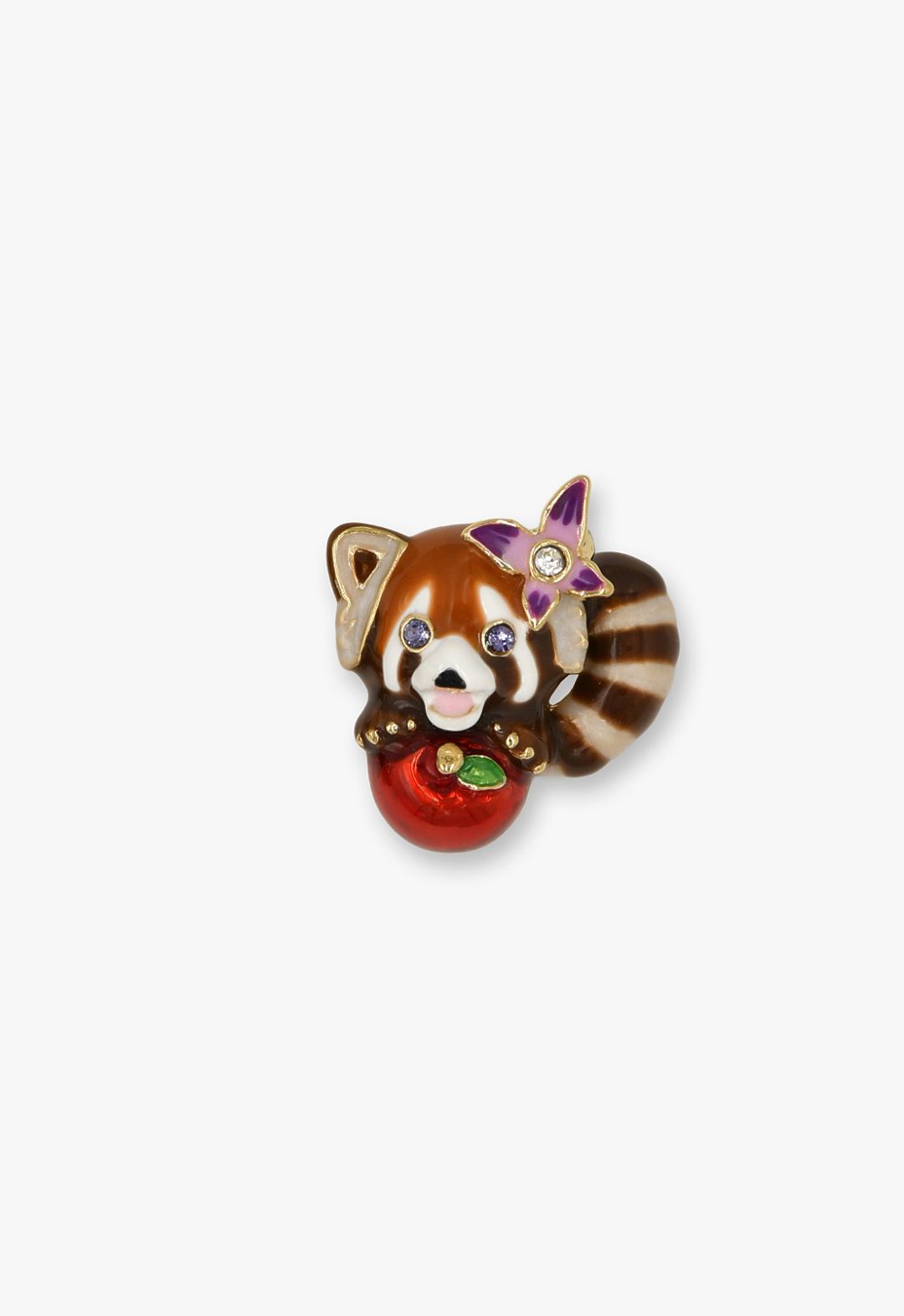 レッサーパンダモチーフ ピアス