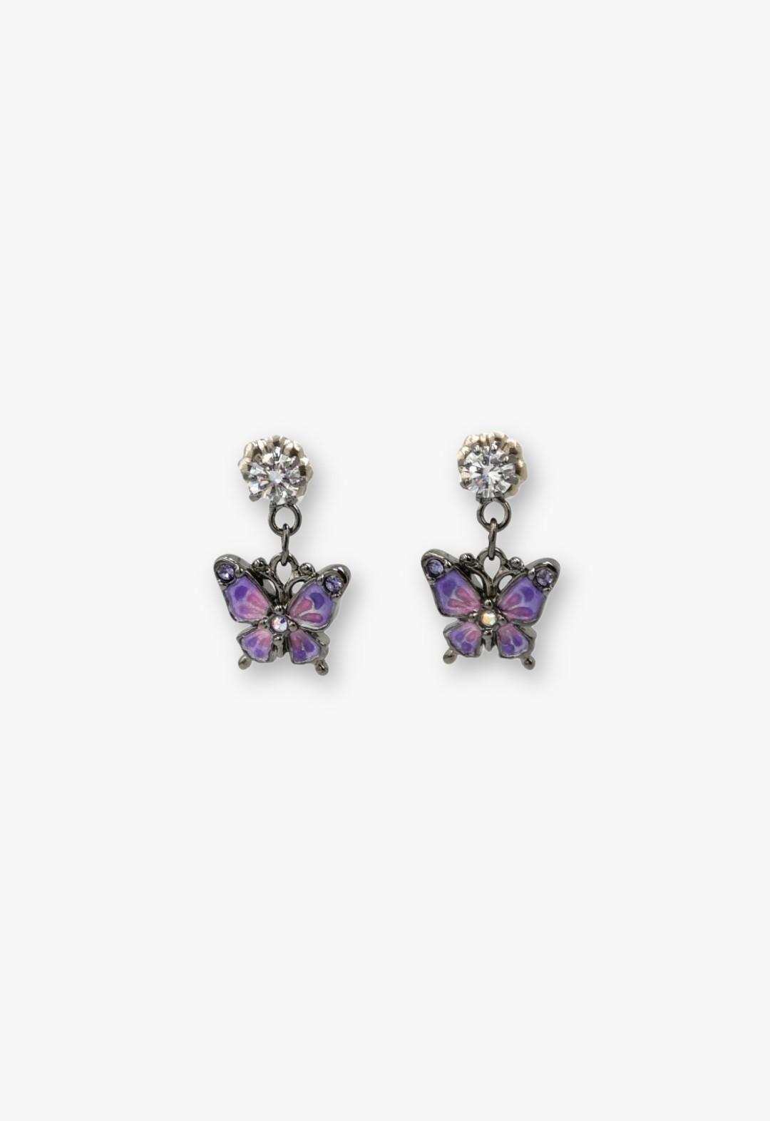 Butterfly motif 2WAY earrings
