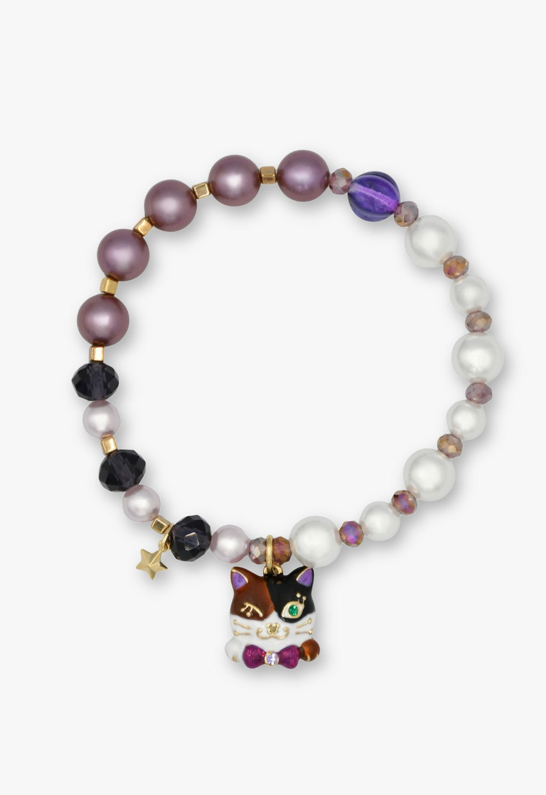 アナ スイ（ANNA SUI）三毛ティティモチーフ ゴムブレスレット | ねこ