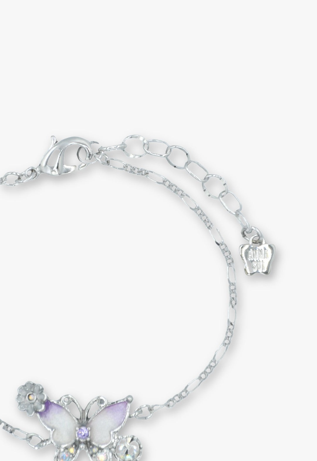 蝶 小花モチーフ ブレスレット