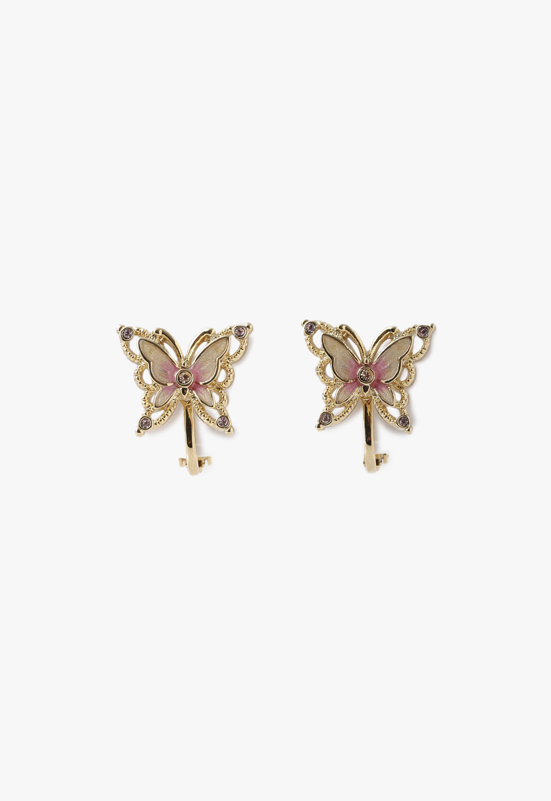 Butterfly Motif 2WAY Earrings