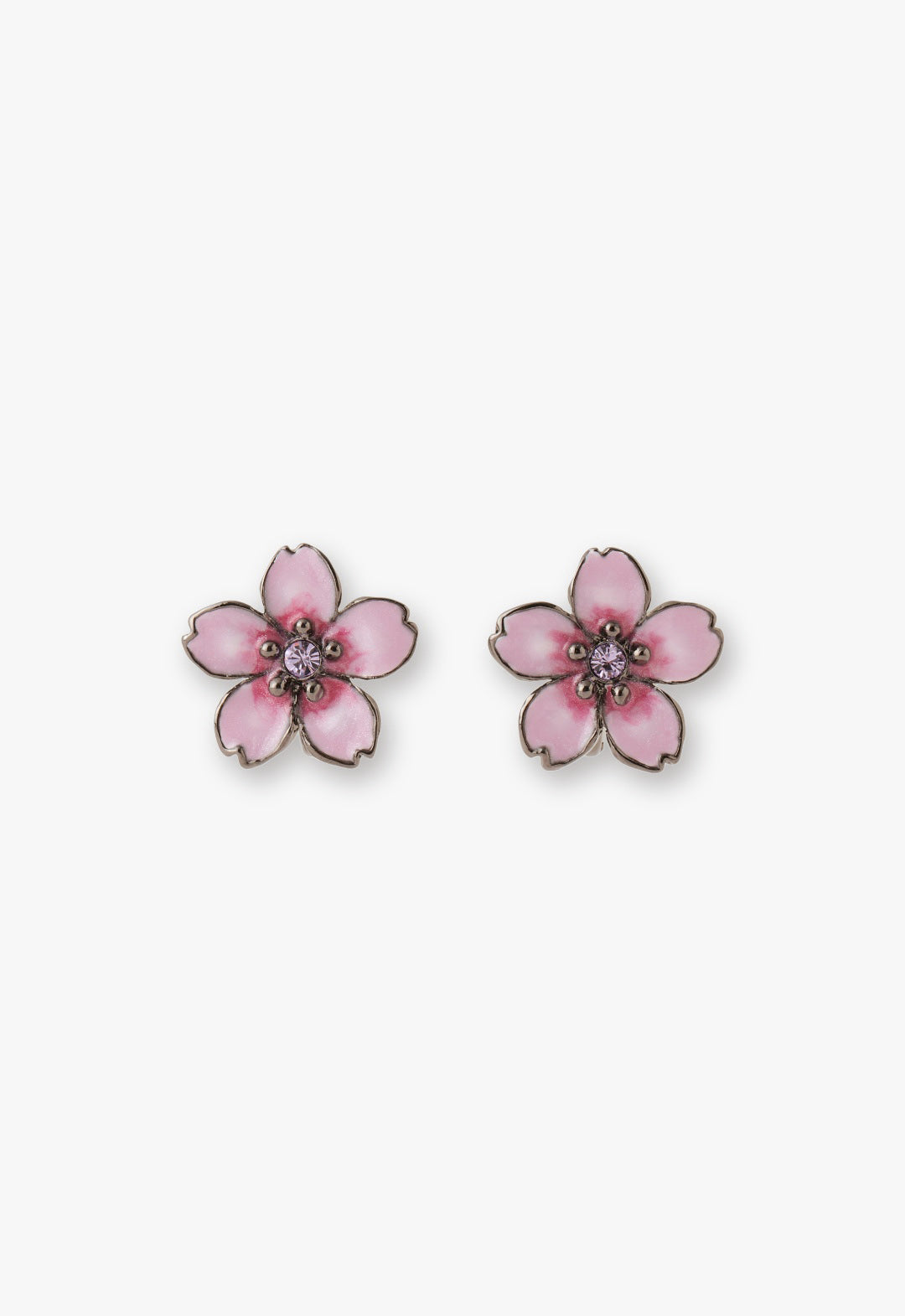 Cherry Blossom Motif Earrings