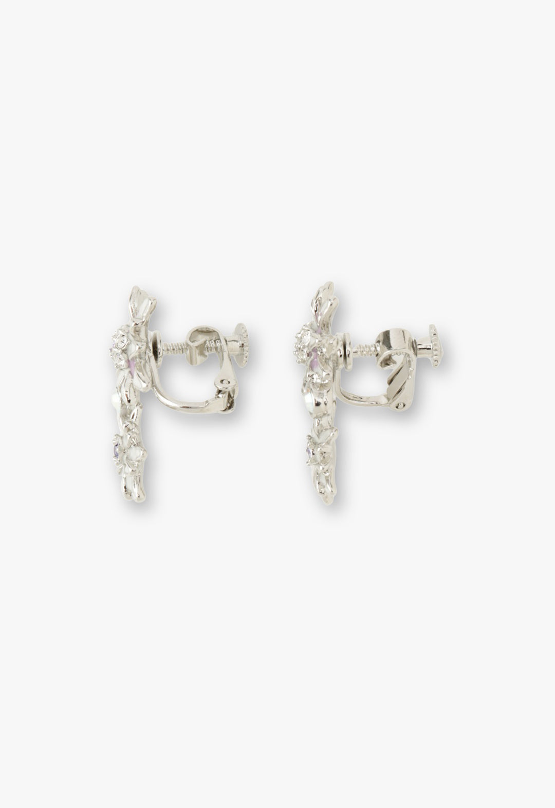 Edelweiss motif earrings