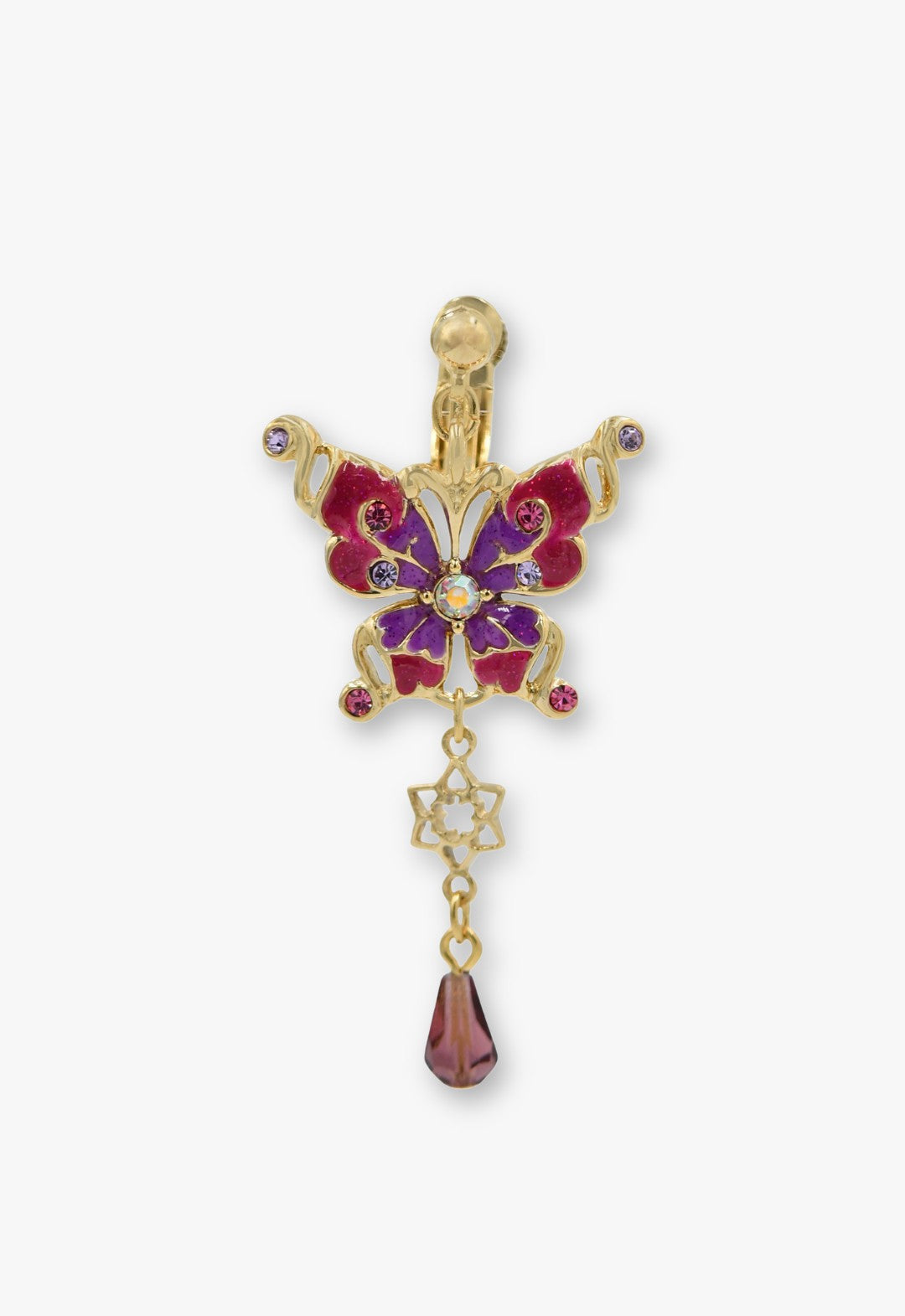 蝶モチーフ イヤリング