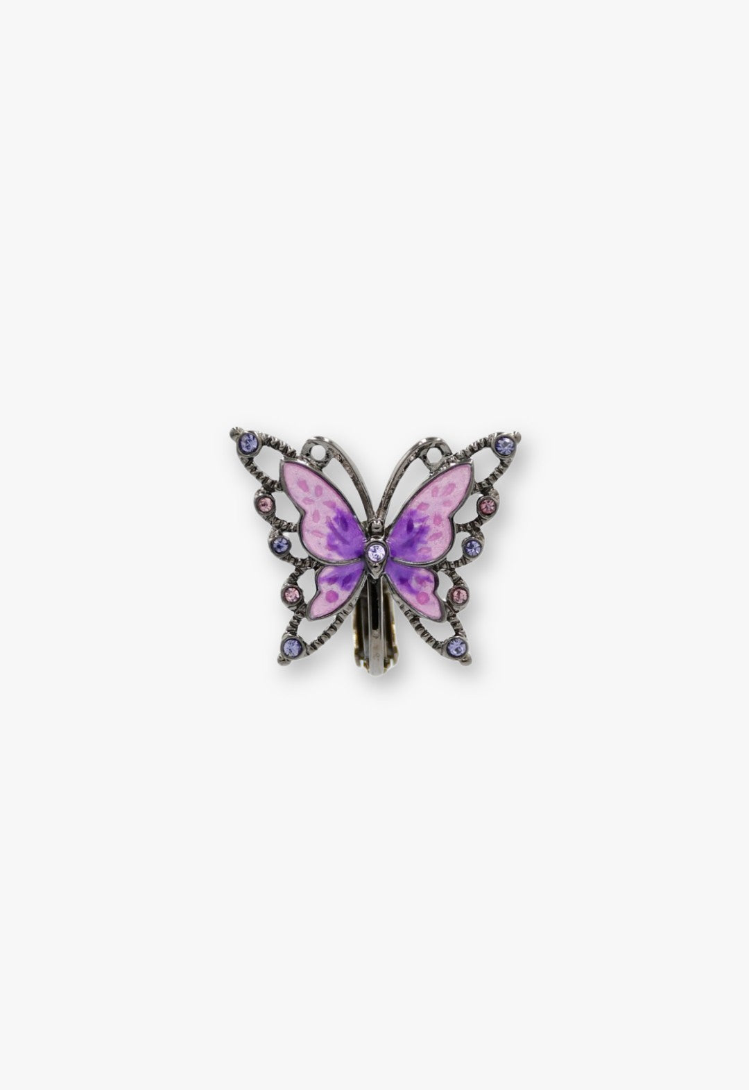 Butterfly motif earrings