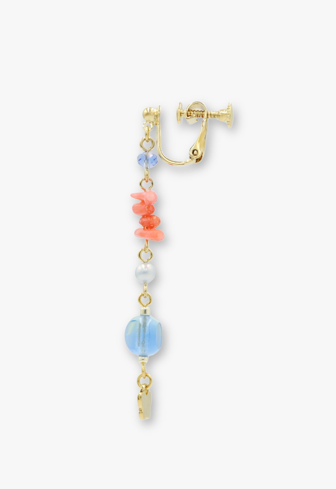 Boxfish motif earrings