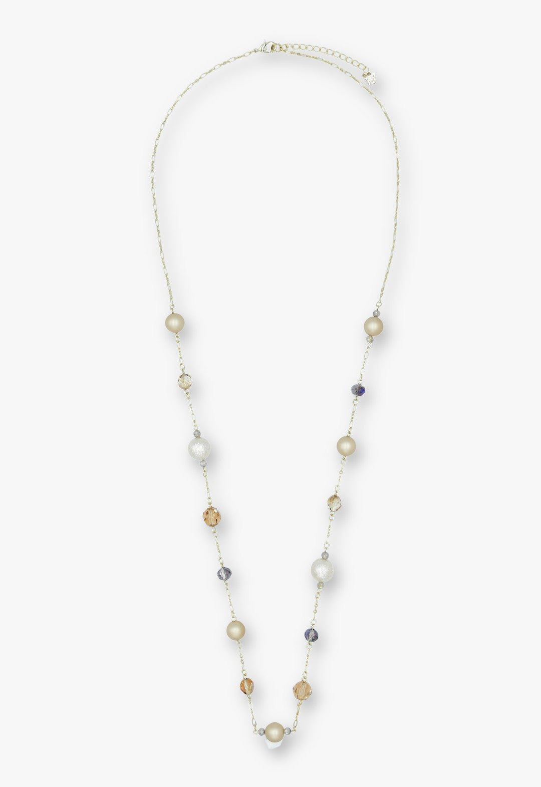 Butterfly motif 2-piece set necklace