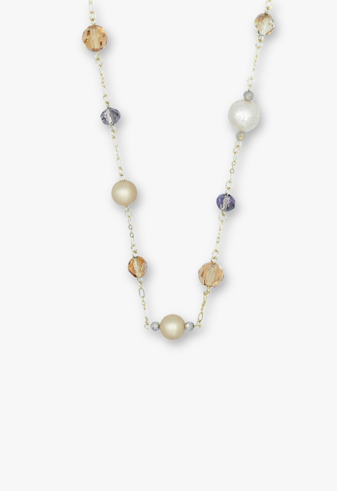 Butterfly motif 2-piece set necklace