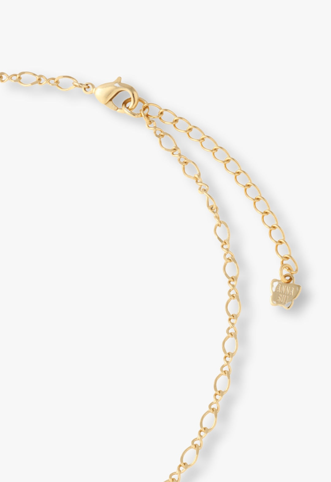 Lemon motif short necklace