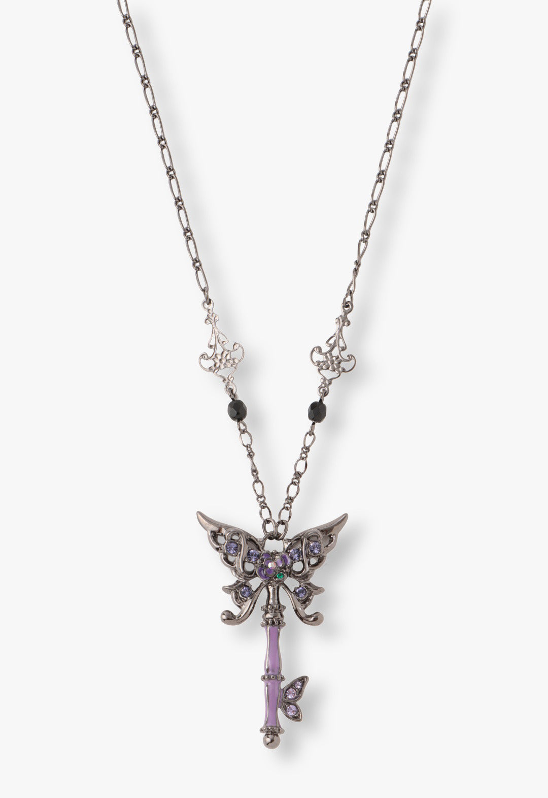 アナ スイ（ANNA SUI）バタフライ鍵モチーフ ネックレス | バタフライ 