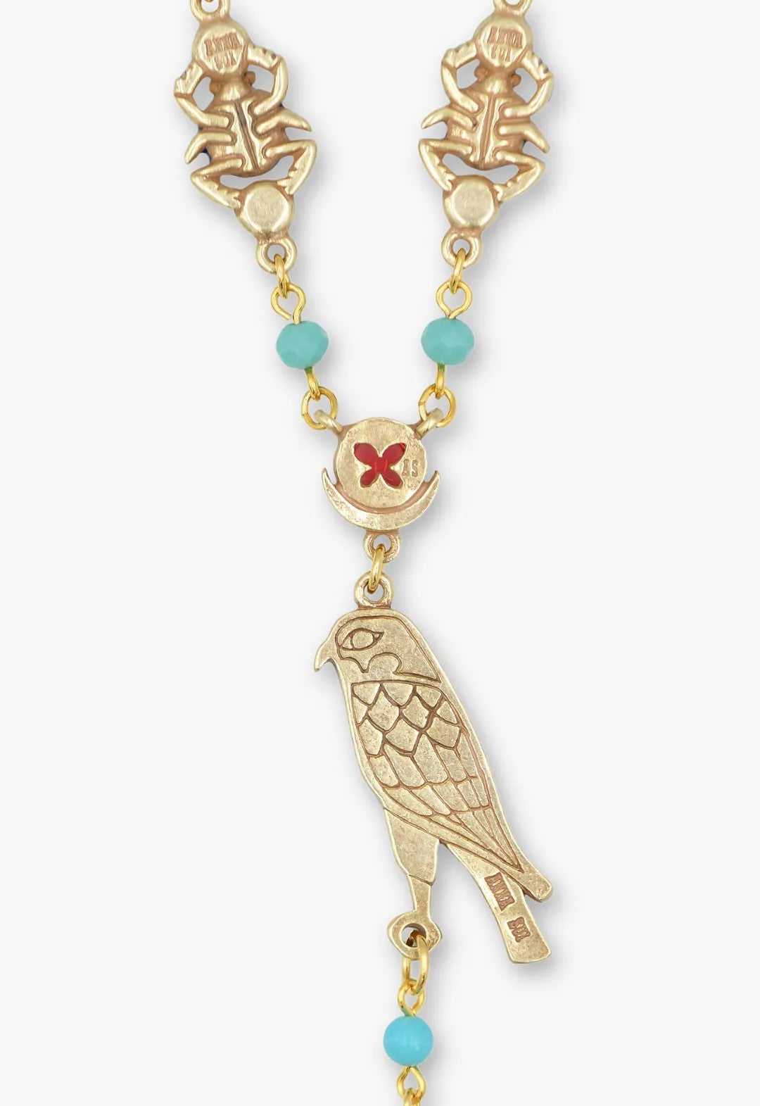 Egyptian motif necklace