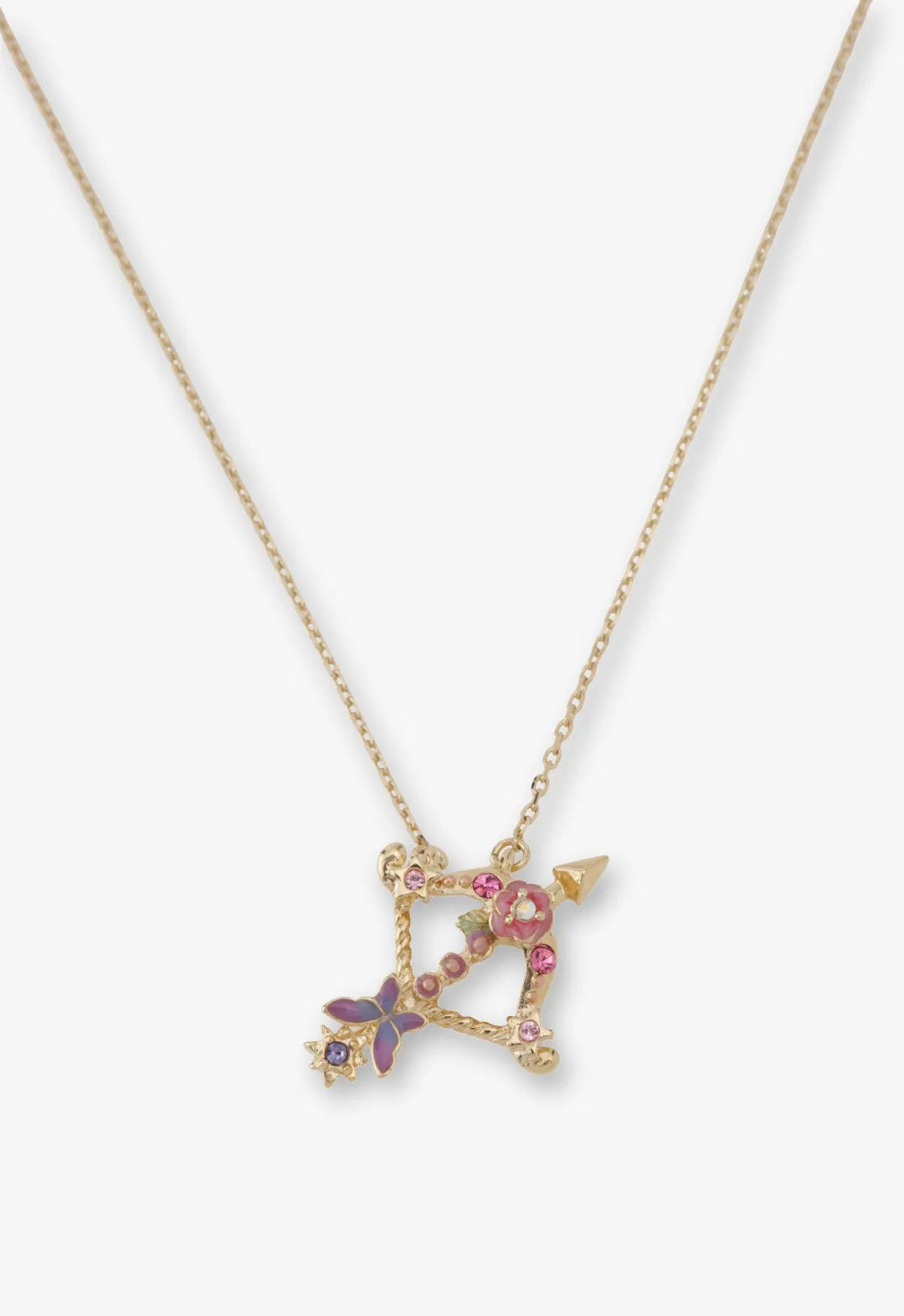 Sagittarius motif necklace