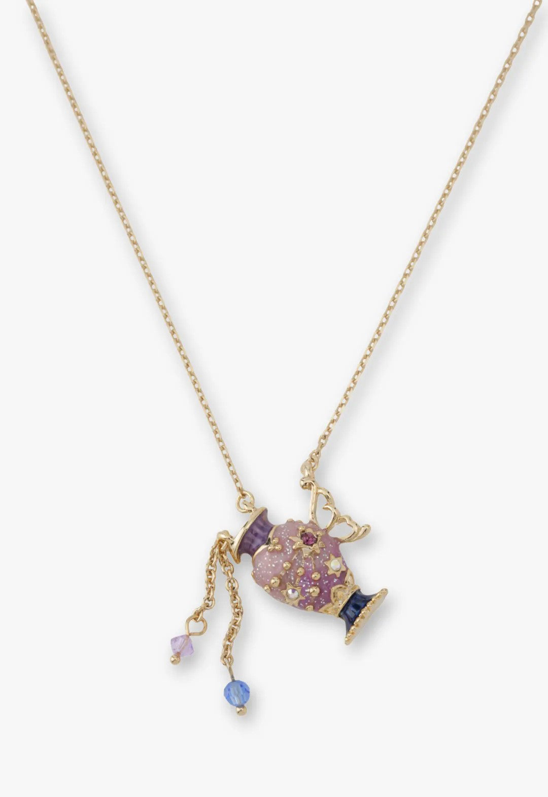 Aquarius motif necklace