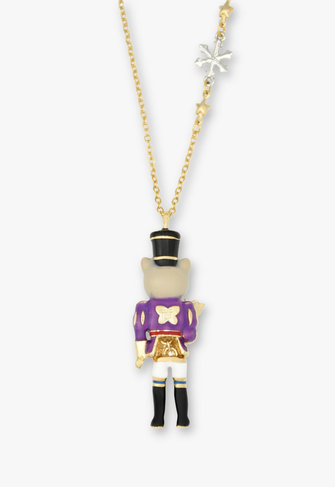 くるみ割り猫モチーフ ネックレス