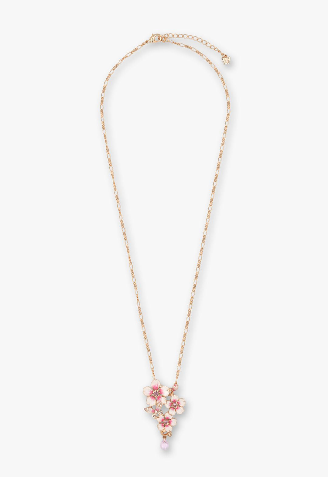Cherry blossom motif necklace