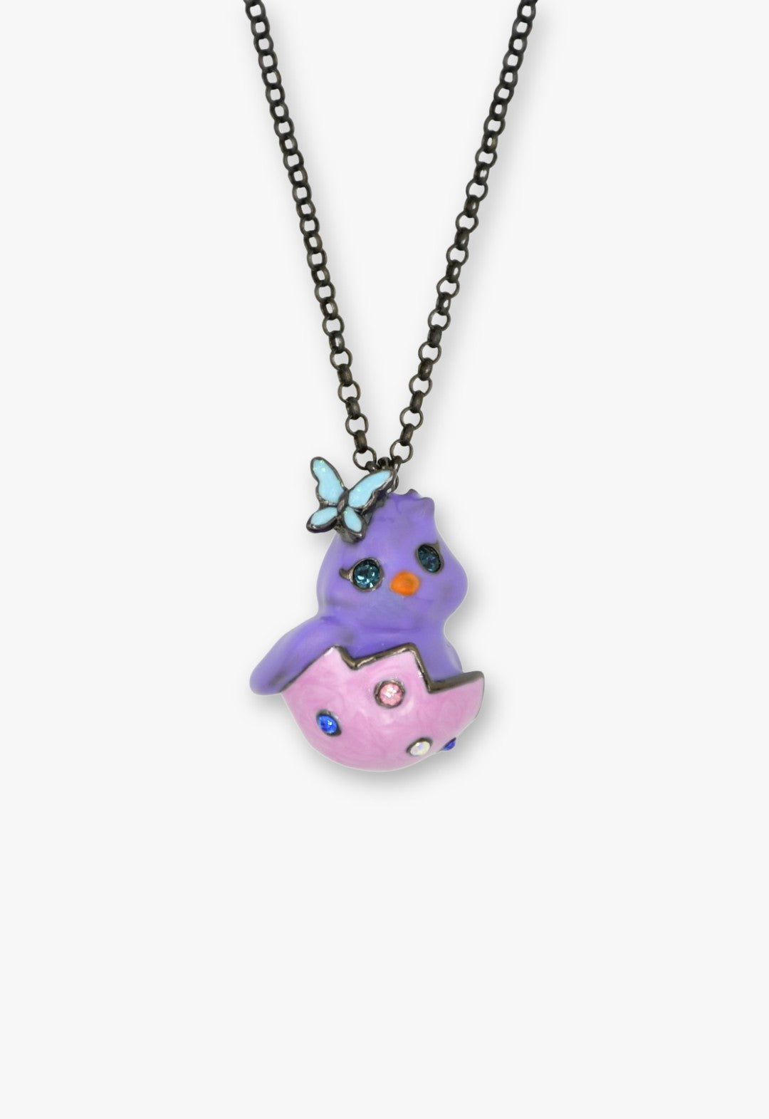 Chick motif necklace