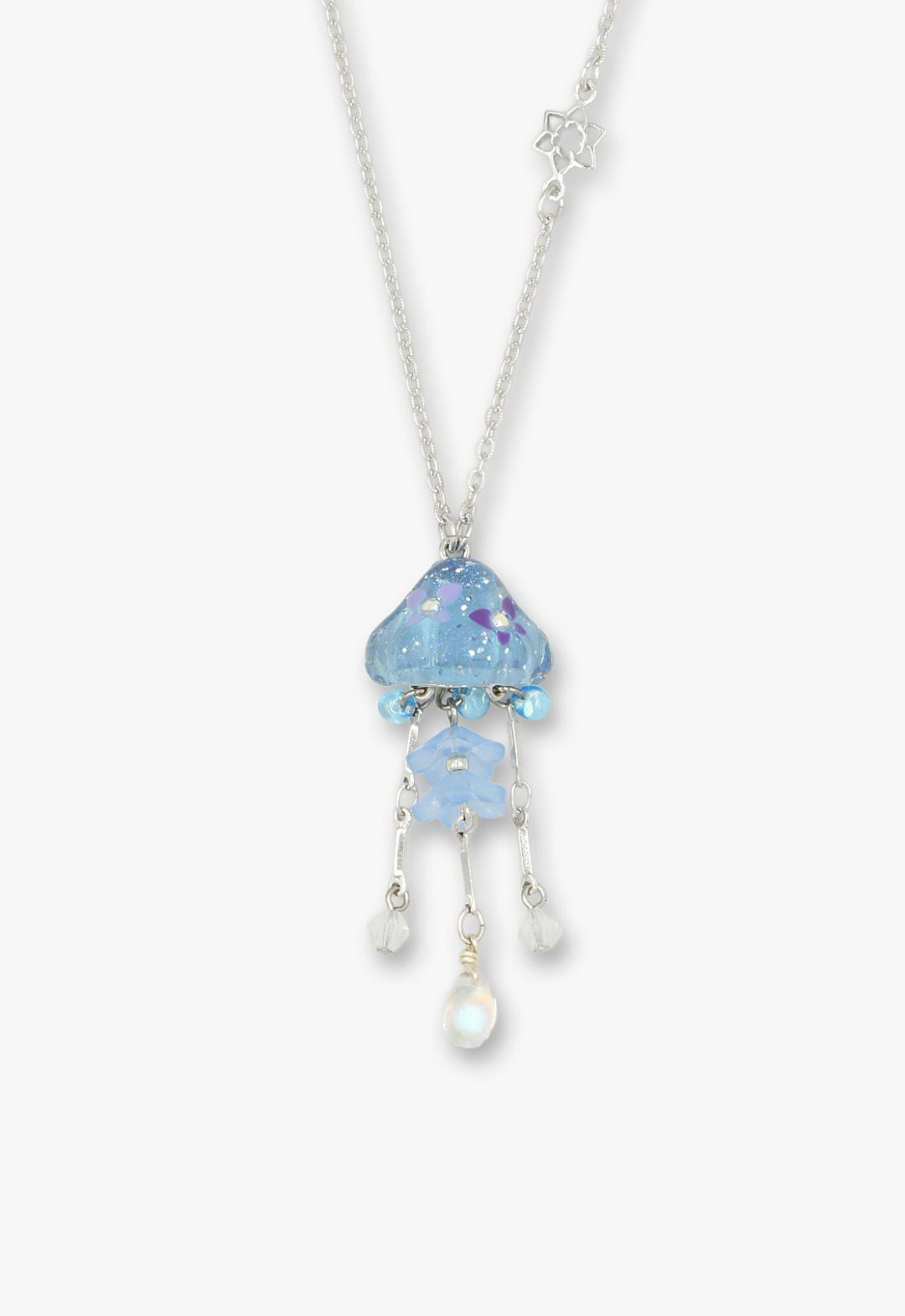 Jellyfish motif necklace