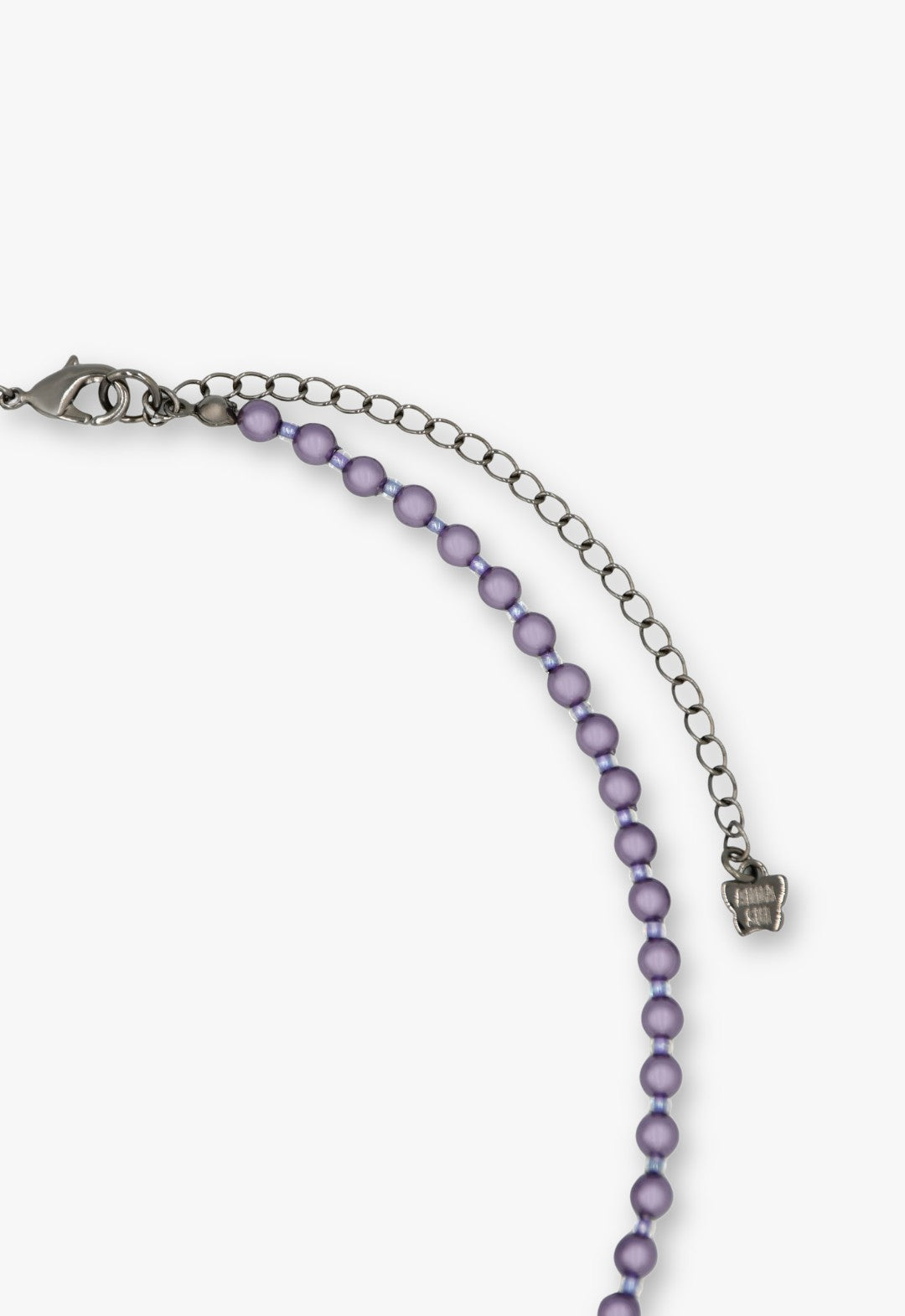 Butterfly Motif Pearl Necklace