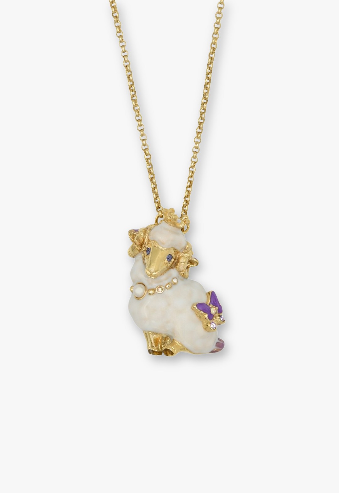 Zodiac Sheep Motif Necklace
