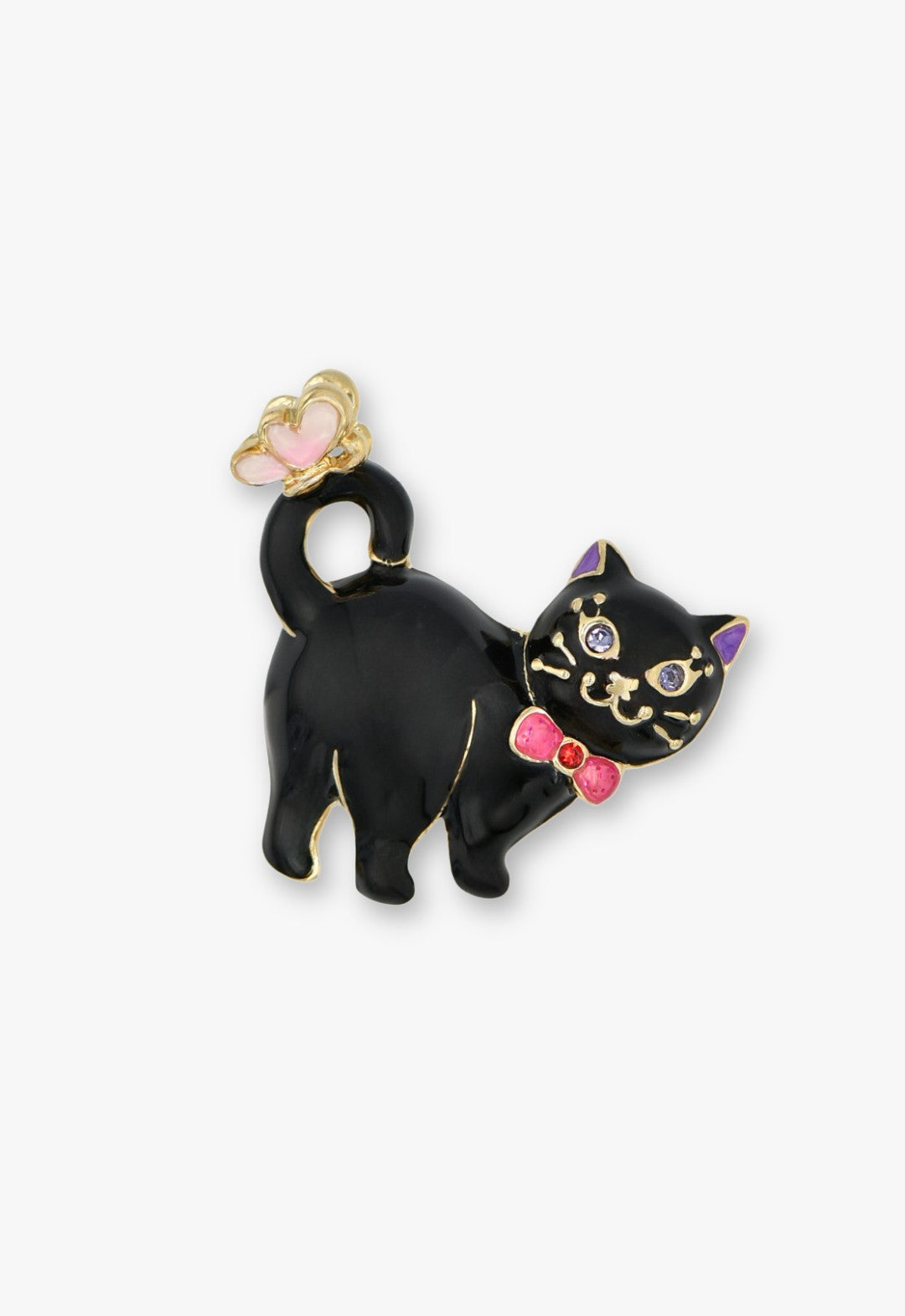 アナスイ　黒猫と蝶々　ブローチ　ベンガル　猫　ネコ　ねこ アナ スイ（ANNA SUI）ティティモチーフ ブローチ | ねこ 猫 ギフト