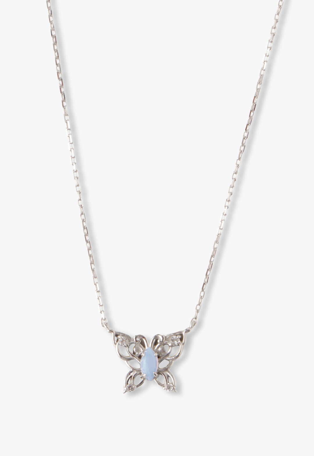 アナ スイ（ANNA SUI）オパール 蝶モチーフ ネックレス | バタフライ 