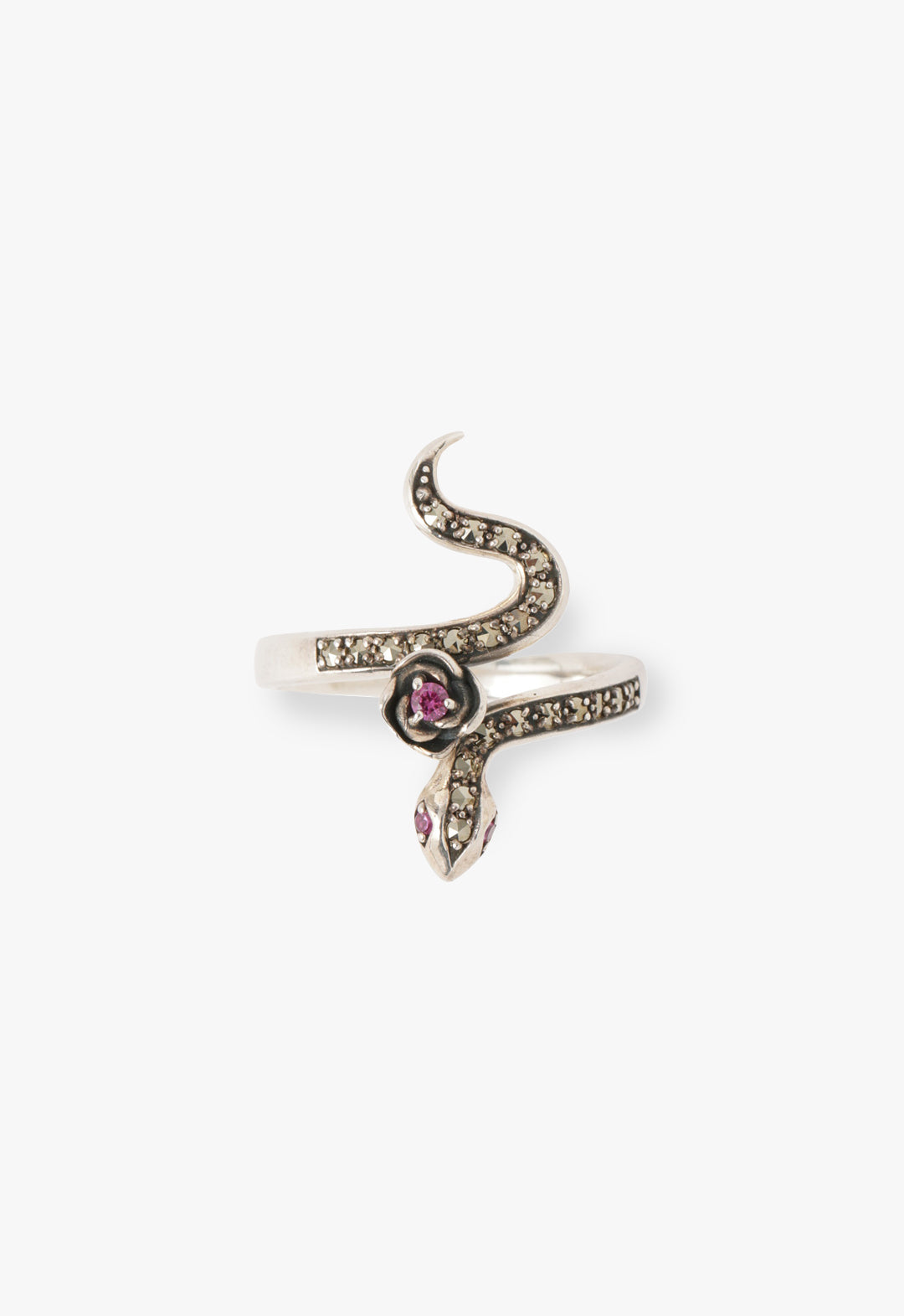 アナ スイ（ANNA SUI）シルバー スネークモチーフ リング | ローズ 