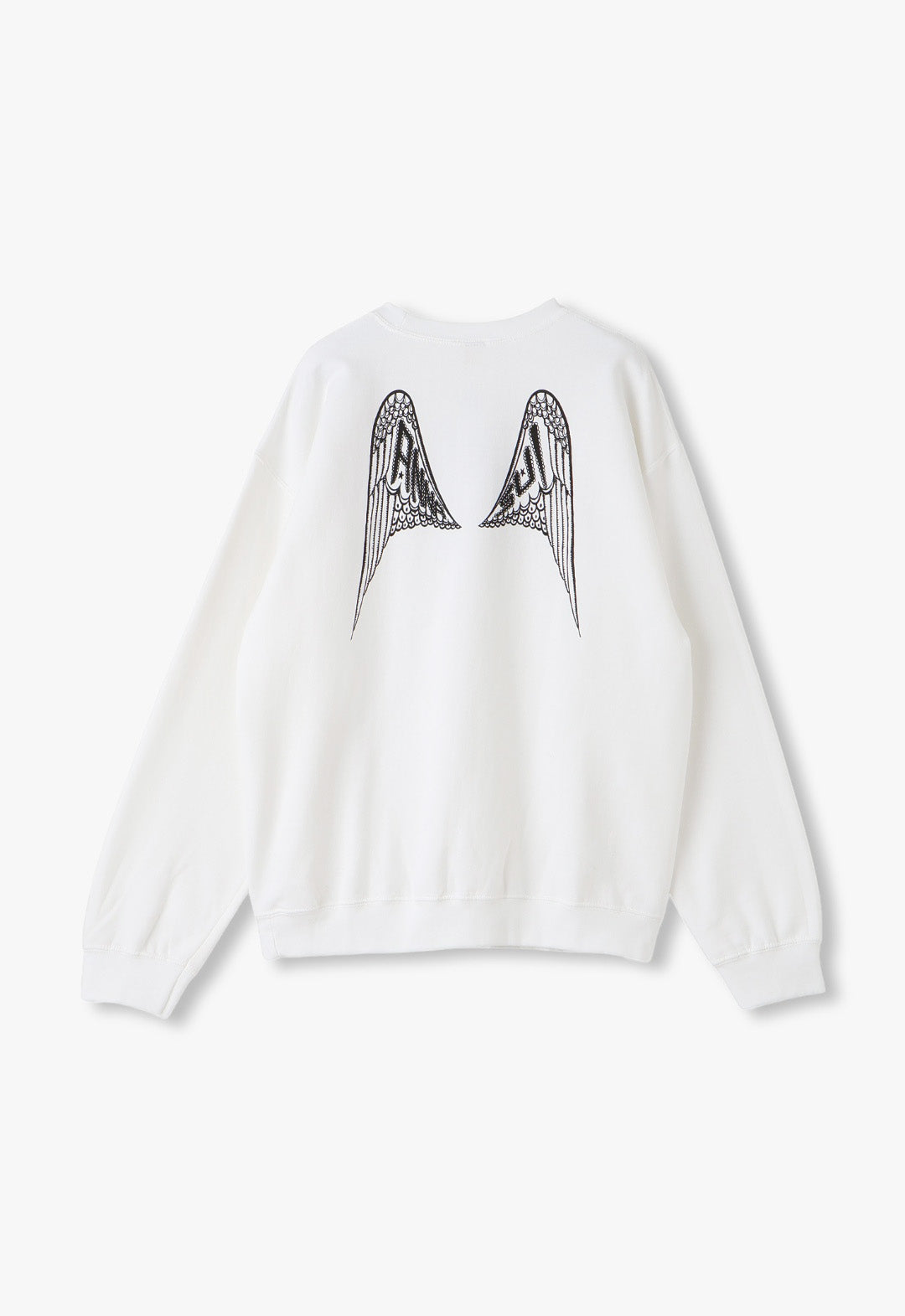 ANNA SUI WINGS CREW NECK SWEATSHIRT