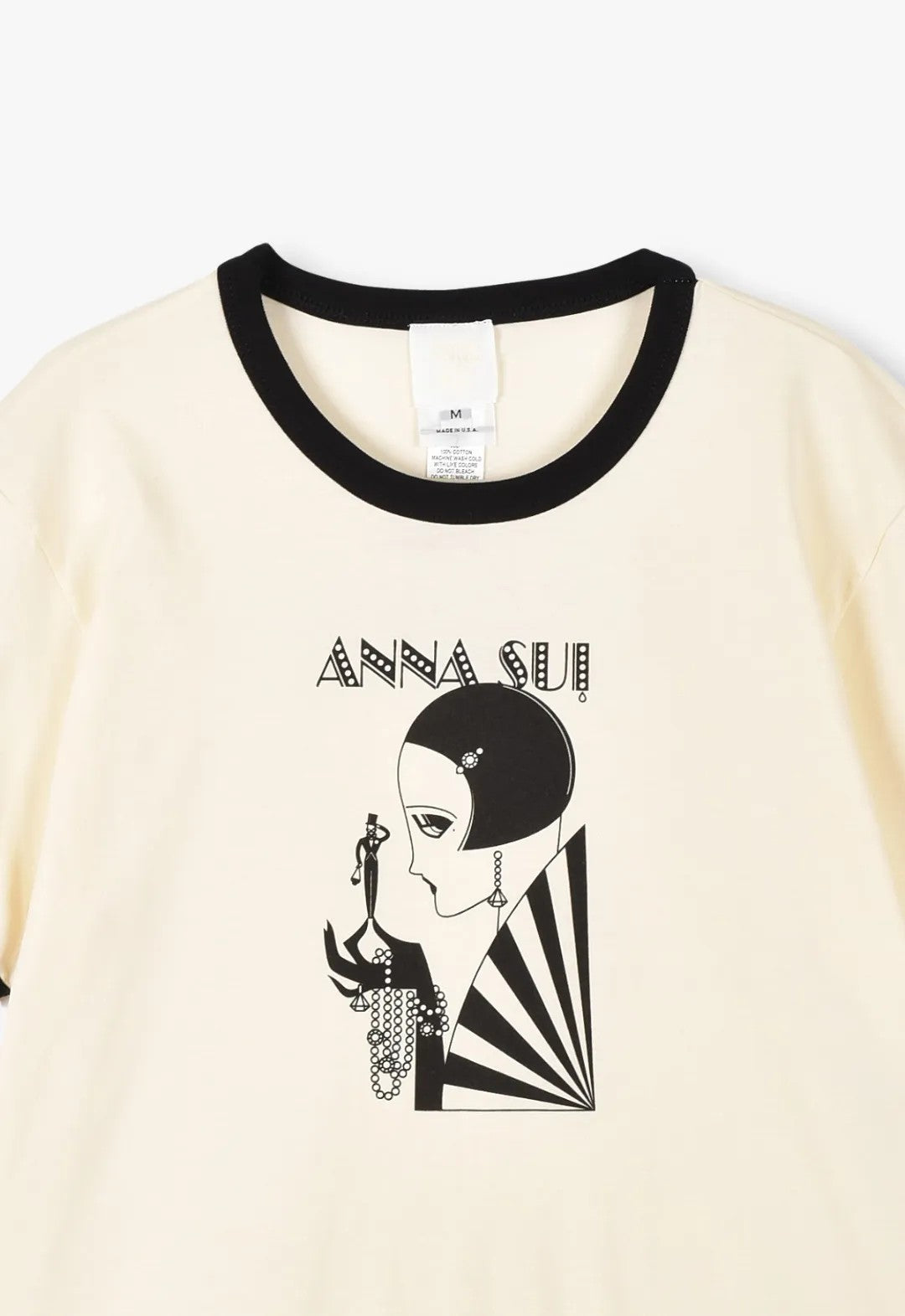 MAD CAP HEIRESS RAGLAN CROPPED T-SHIRT