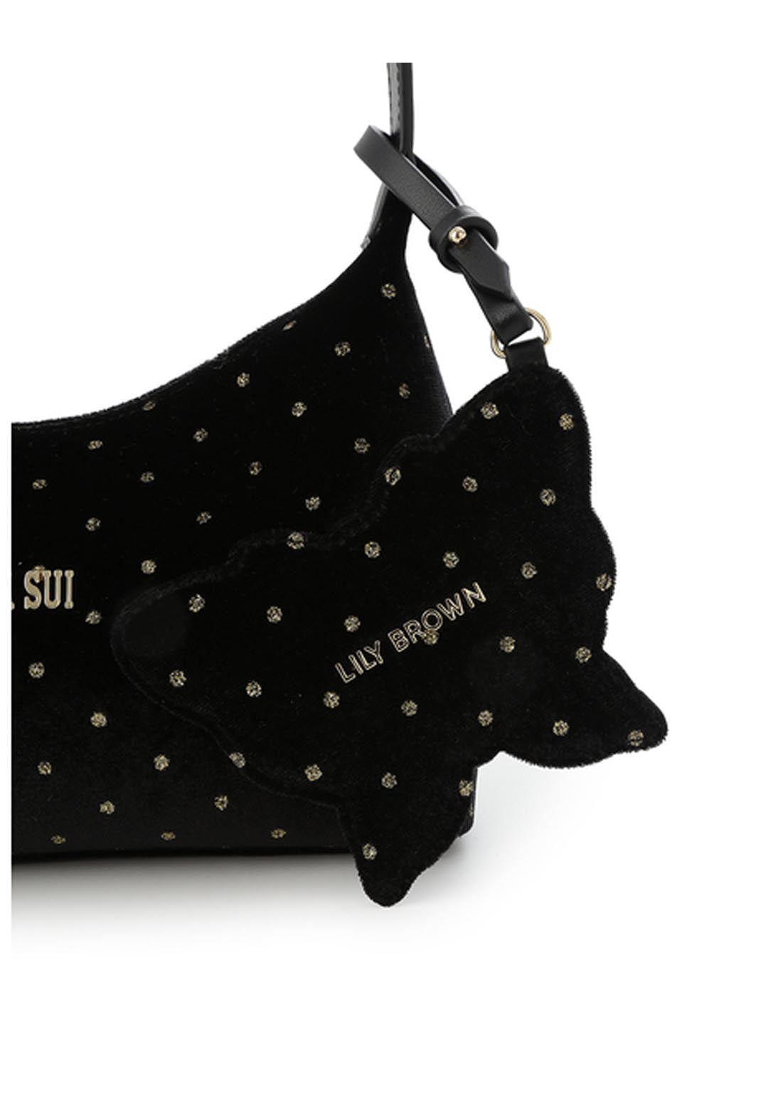 【LILY BROWN ×ANNA SUI】バタフライチャーム付きバッグ
