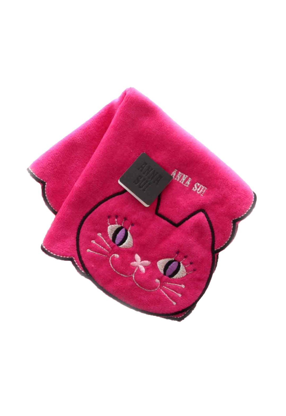Cat embroidered towel handkerchief – アナ スイ ジャパン 公式