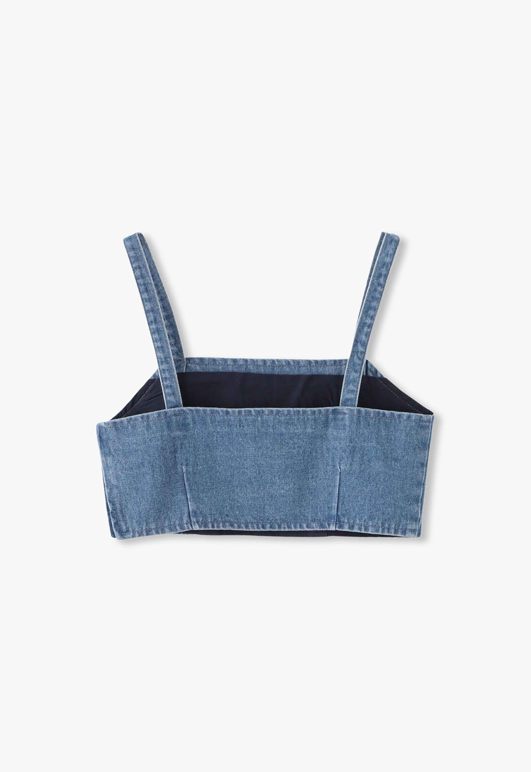 Denim bustier