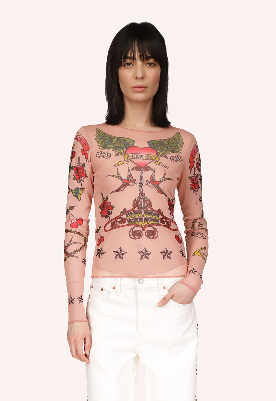 TATTOO MESH TOP