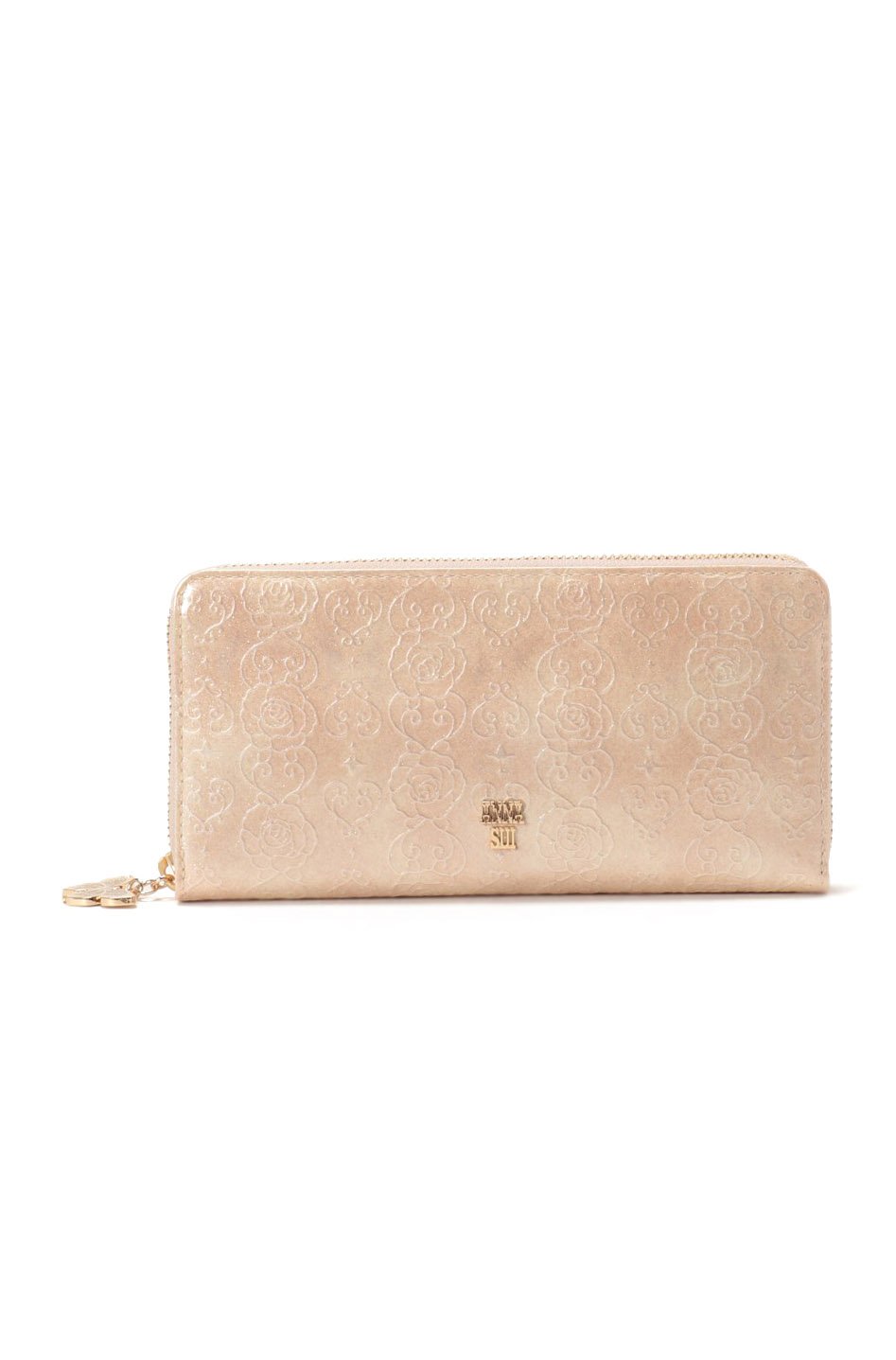 Rose Heart Round Long Wallet