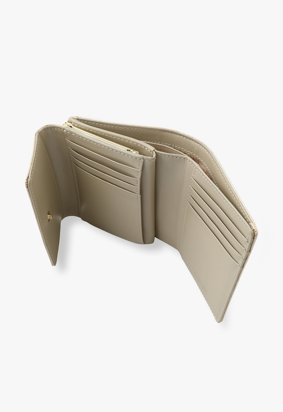 Rose Heart Clasp Bi-fold Wallet
