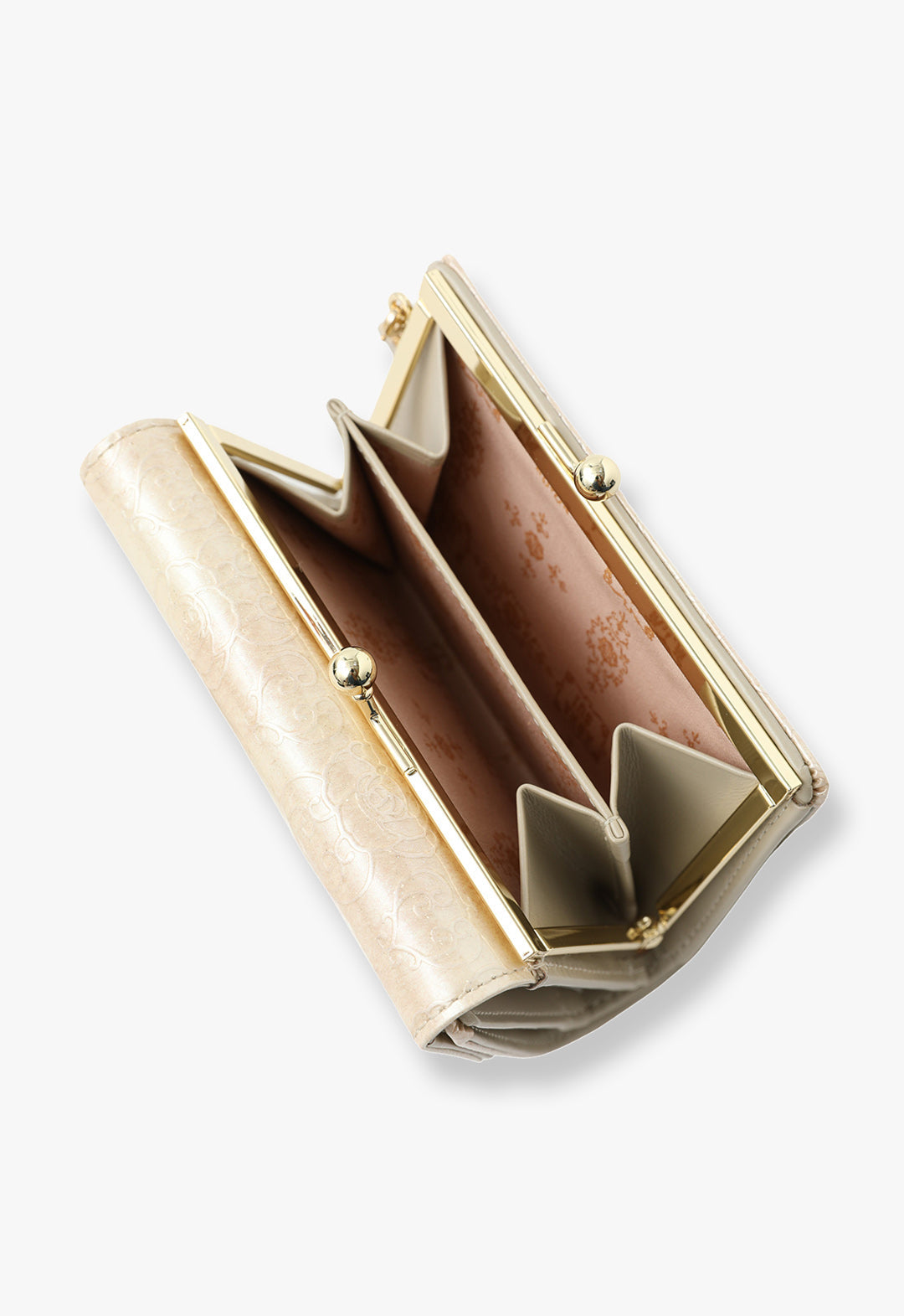 Rose Heart Clasp Bi-fold Wallet