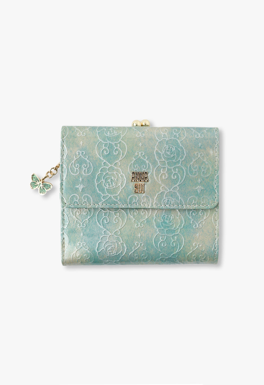 Rose Heart Clasp Bi-fold Wallet