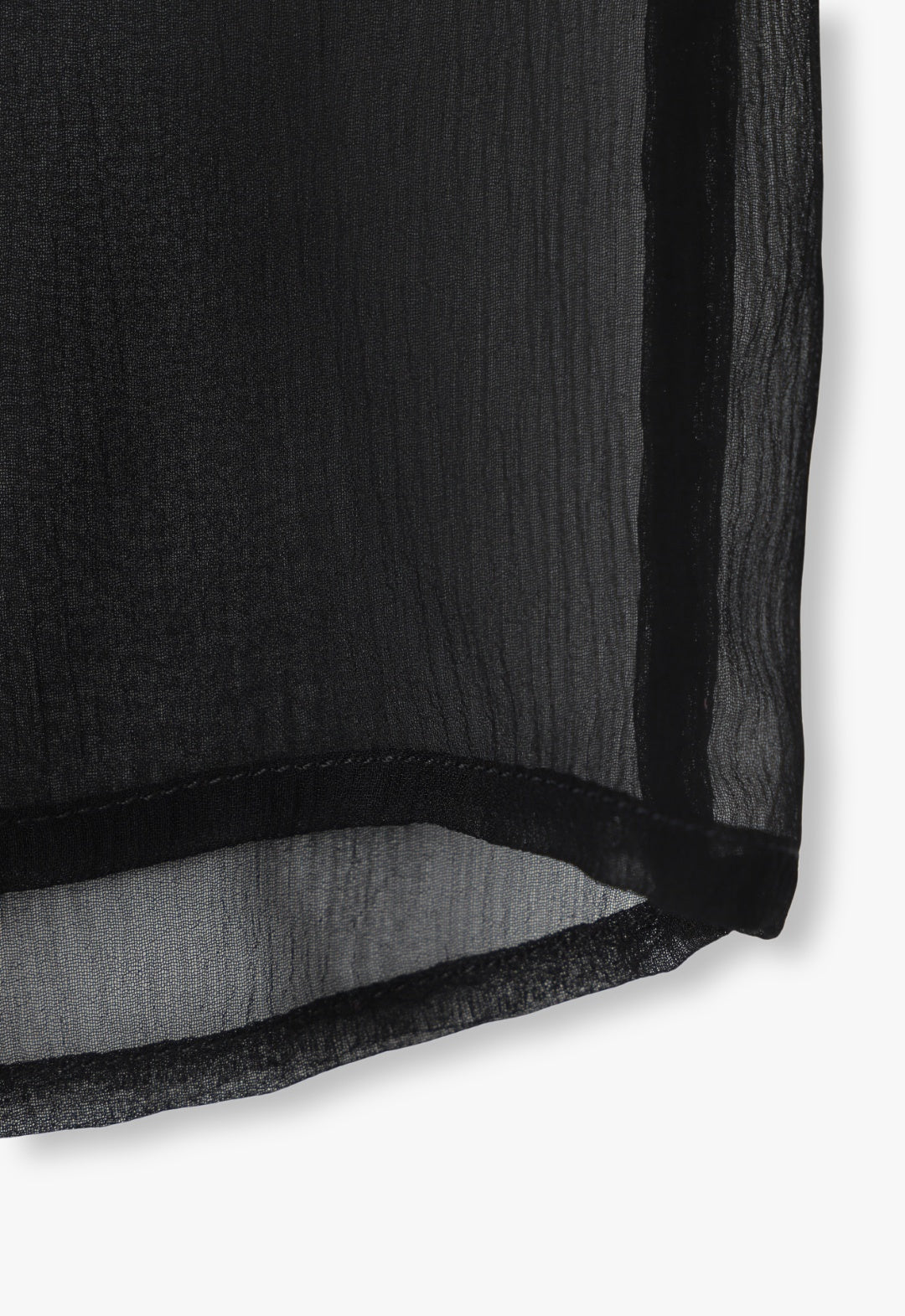 LINGERIE CHIFFON POCKET BLOUSE