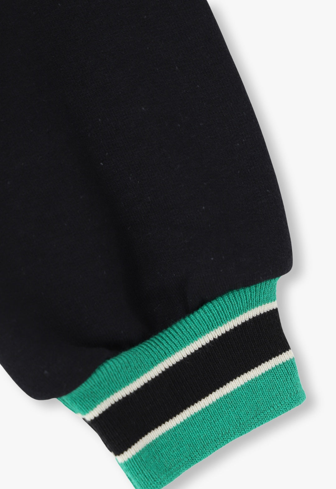 PLUSH TEDDY COLLAR SWEATSHIRT