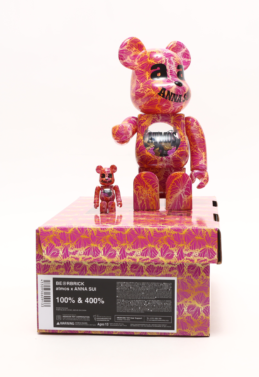 BE@RBRICK atmos x ANNA SUI 100% & 400%