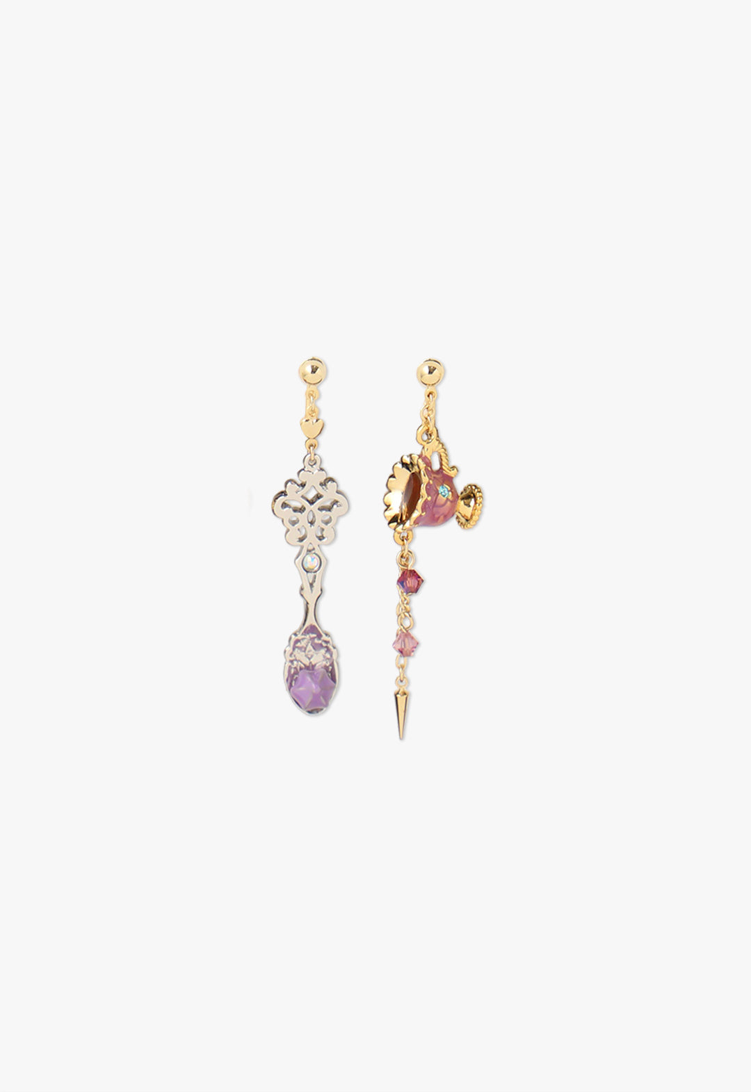 Teacup & spoon motif earrings – アナ スイ ジャパン 公式ウェブストア