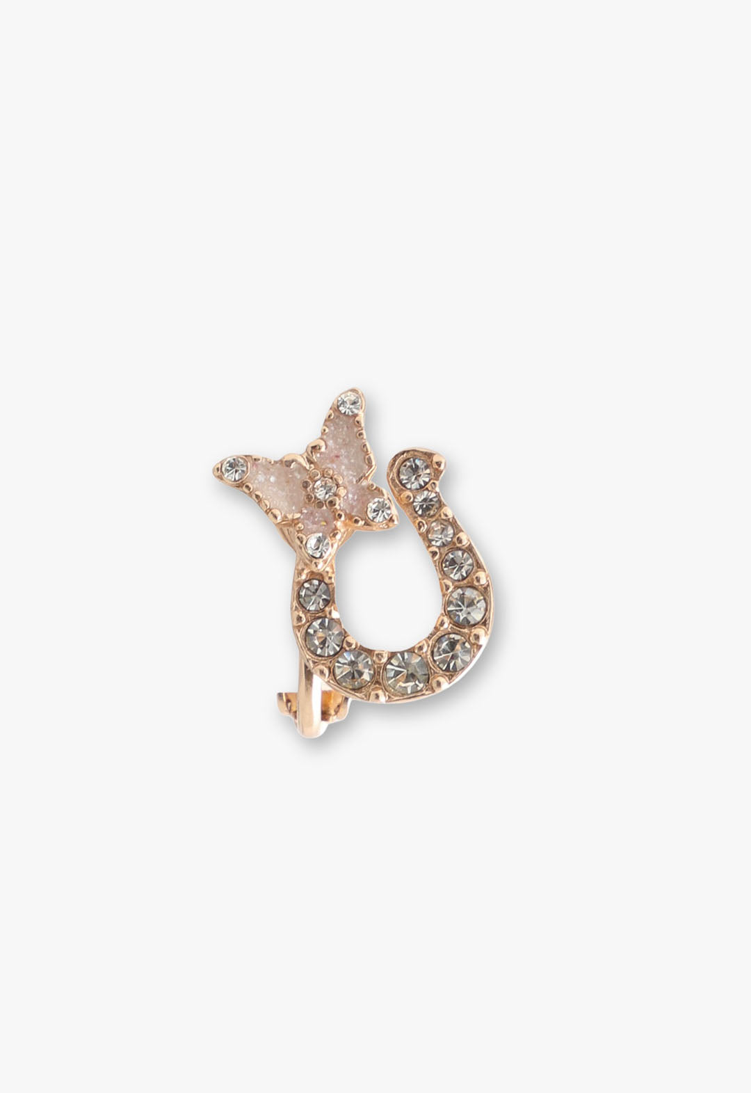 Horseshoe motif earrings