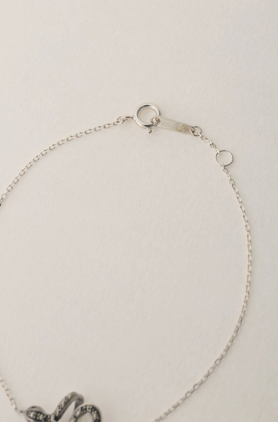 Silver Snake Motif Bracelet