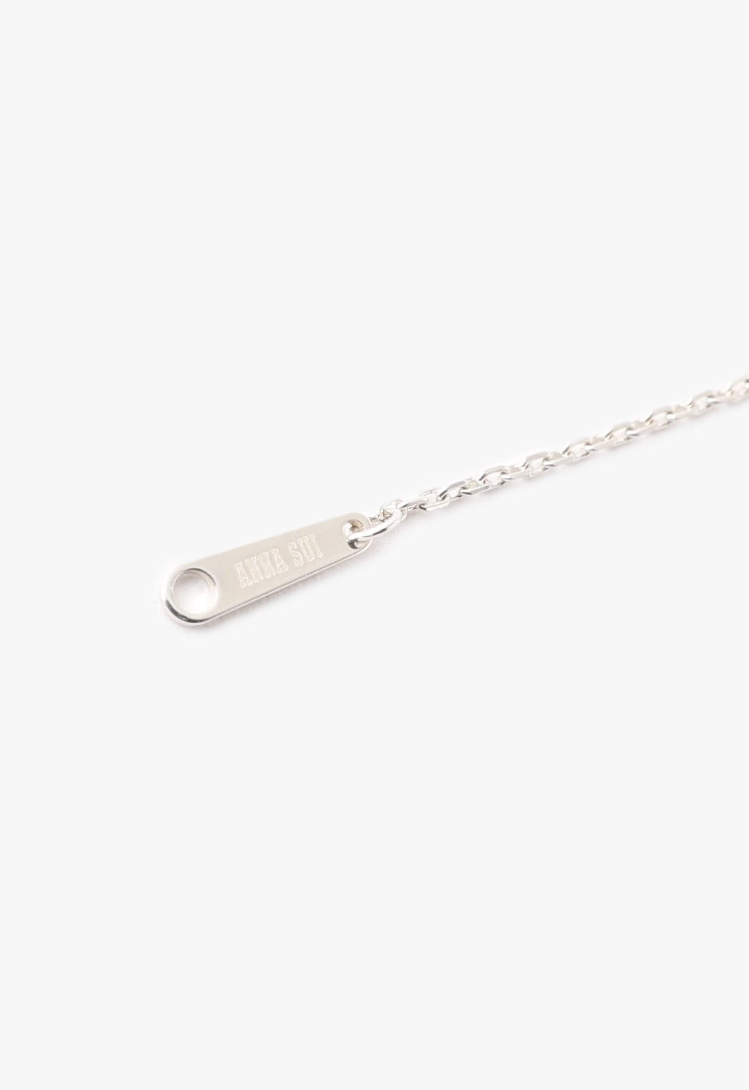 Silver Peridot Snake Motif Necklace
