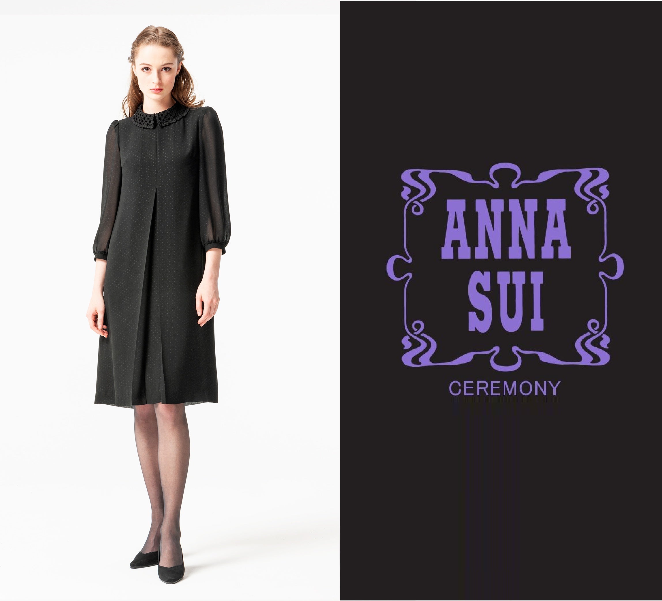 セール2日迄❣️ アナスイ ベロアレースワンピース セール】【WEB限定