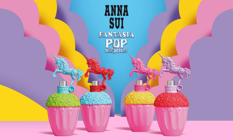 <center>FANTASIA POP SURPRISE<br>EAU DE TOILETTE<br>限定発売</center>