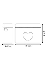 ハート柄 ミニポーチ