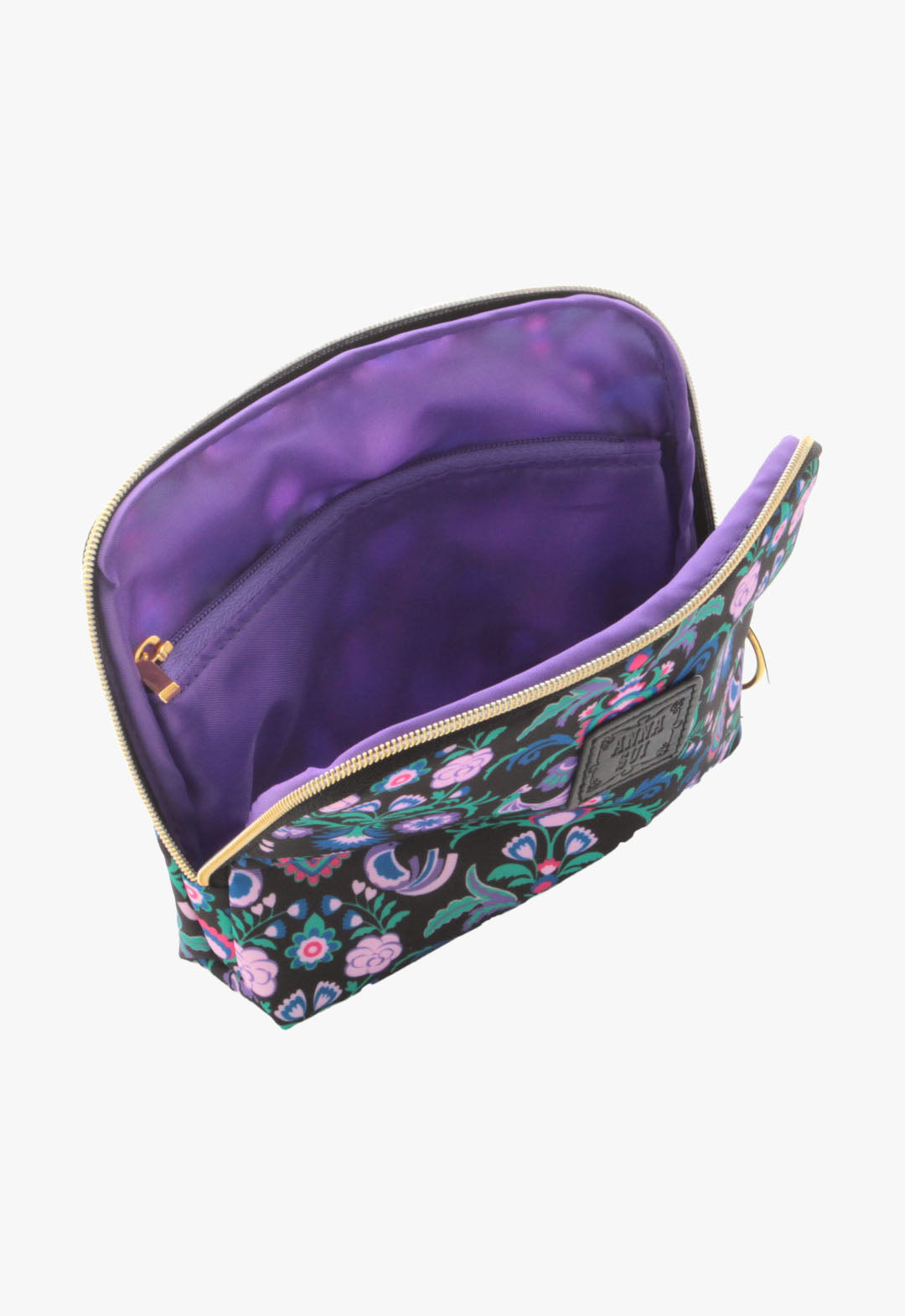 Bird arabesque pattern mini pouch